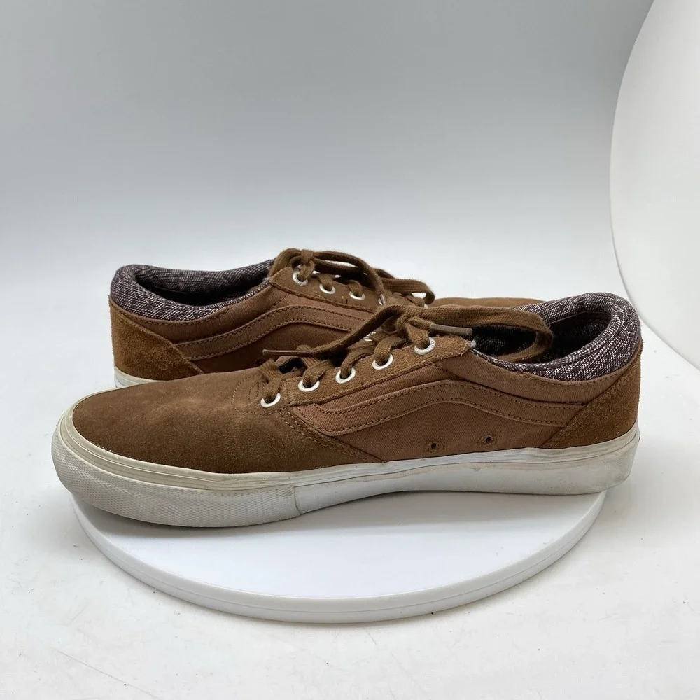 Vans Gilbert Crockett Pro Sneakers Mens 9 Brown TC6D Skate‎ Casual Shoes